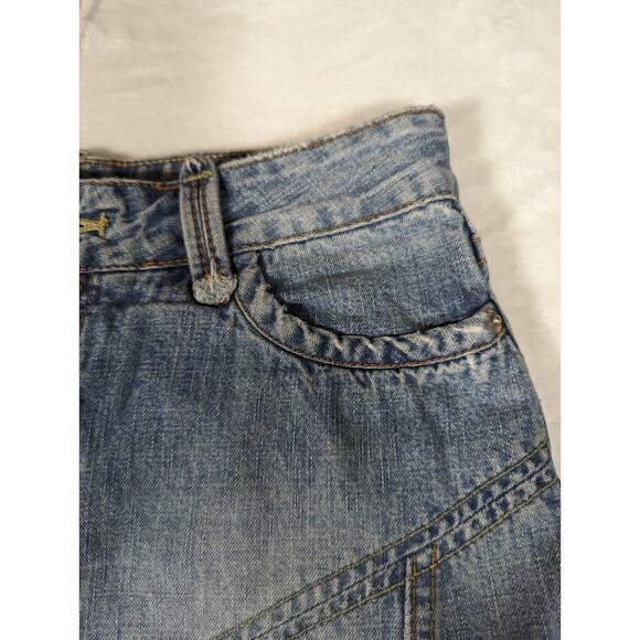 Union Bay Patchwork Jeans Skirt Light wash Sz S See Photos For Measurements - Picture 3 of 13